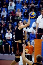 Volleyball Action Shot