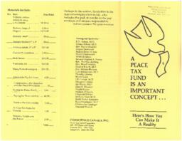 A peace tax fund is an important concept...: Here's how you can make it a reality