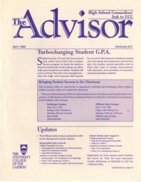 The Advisor, April 1993