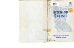 Interior Salish: British Columbia Heritage Series Series 1 Volume 3