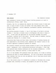 Drafting program at Cariboo College