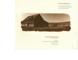A frontier experience: The 1994 advanced education council of B.C. conference and annual general meeting