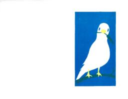 Peace dove greeting card