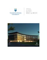 Thompson Rivers University institutional accountability plan & report 2010/11 to 2012/13