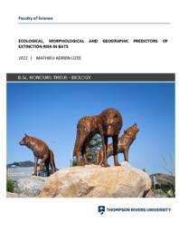 Ecological, morphological and geographic predictors of extinction risk in bats