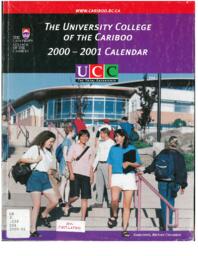 University College of the Cariboo Calendar 2000-2001