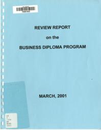 Review report on the business diploma program