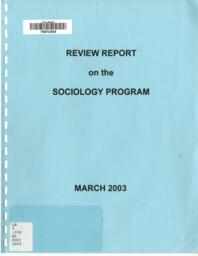 Review report on the sociology program
