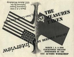 The Measures Taken and the Interview theatre program