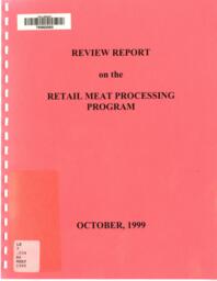 Review report on the retail meat processing program