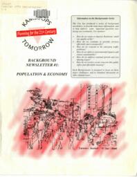 Kamplan 1995: Background newsletter volume 1 : Population & Economy