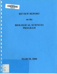 Review report on the biological sciences program