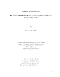 EAL instructors' attitudes towards game-based learning adoption in education: Obstacles and opportunities