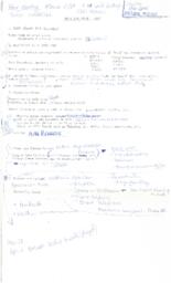 Walk for peace 1987 agenda (draft)