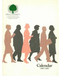 Open University Calendar 1988-1989