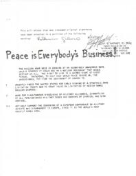 Notary certification that one thousand original signatures have been added to attached petition