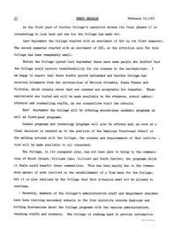 Cariboo College beginnings: February 15, 1971