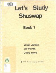 Let's study Shuswap: Book 1