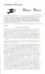 Kamloops-Shuswap peace news #11