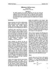 Diffusivity of all-pass arrays
