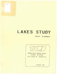 Lakes Study: Policy Statement