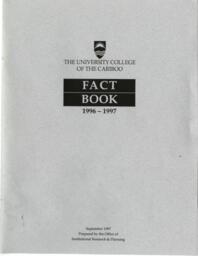 The University College of the Cariboo fact book 1996-1997