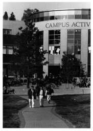 Students outside of Campus Activity Centre