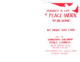 There's a lot of peace work to be done (in red)