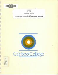 Report on the program review of the leisure and recreation management program