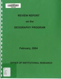 Review report on the geography program