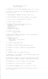 Peace walk meeting agenda April 22, 1987
