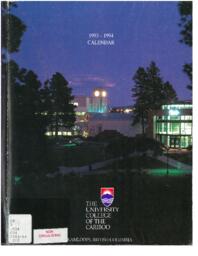 University College of the Cariboo Calendar 1993-1994