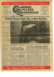 Cariboo College Chronicle Volume 02, Number 05