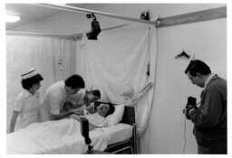 Nursing student doing exam
