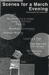 Scenes for a March Evening theatre program