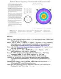 The Fourth Domain: Indiginizing Instructional Skills with the Medicine Wheel