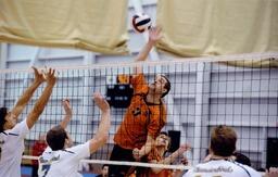 Volleyball Action Shot