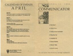 Communicator April 15, 1992