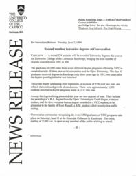 Record number to receive degrees at Convocation