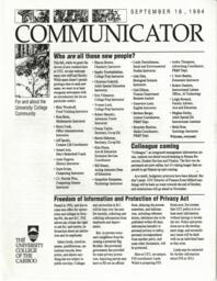 Communicator September 16, 1994