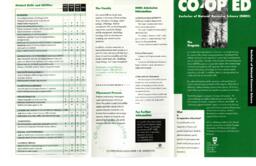 Bachelor of natural resource science: Co-op ed