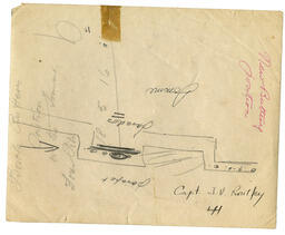 Bosche battery position on the Somme: Back