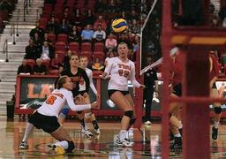 Volleyball Action Shot