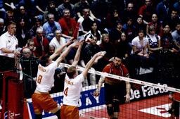Volleyball Action Shot