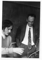 Instructor and student in the classroom