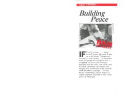 Building peace