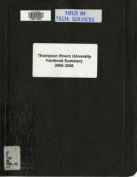Thompson Rivers University factbook summary 2005-2006
