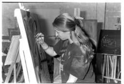 Fine art student
