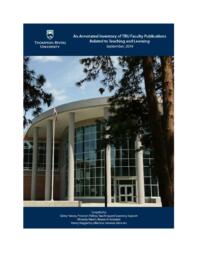 An annotated inventory of TRU faculty publications related to teaching and learning