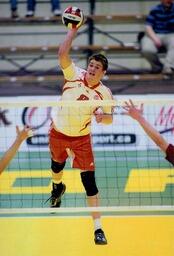 Volleyball Action Shot